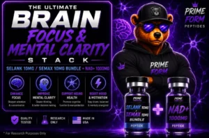 Brain Focus & Mental Clarity Stack ​SELANK 10MG / SEMAX 10MG BUNDLE